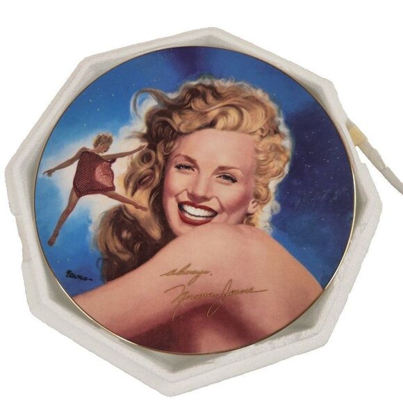 Marilyn Monroe A Star Is Born Collector Plate Remembering Norma Jeane - Picture 1 of 4